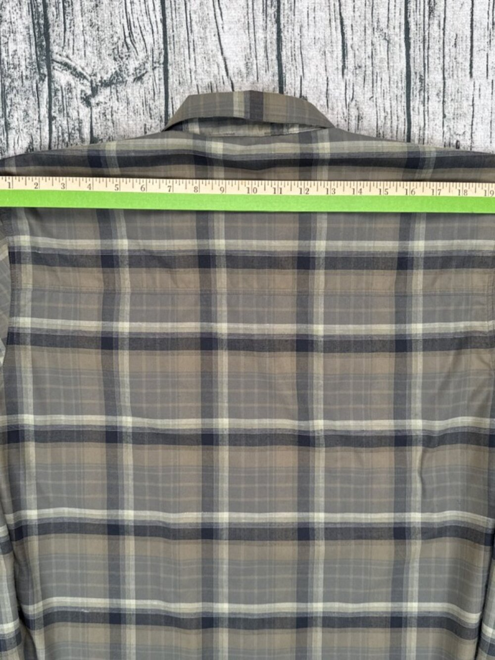 Simms Plaid Men's Medium Gray Lined Flannel Fishing Shirt - Picture 15 of 15